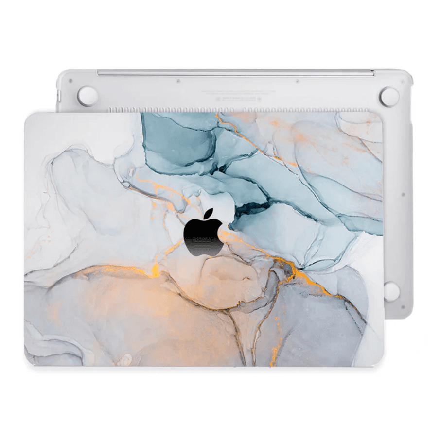 Coque MacBook - Marbre Bleu Célestine - MacBook Air 13 (2022-2024) - A2681/A3113