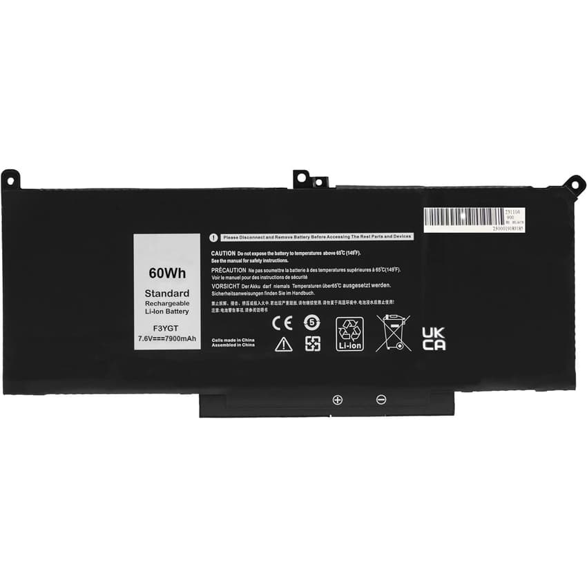 BATTERIE PC PORTABLE DELL E7280 F3YGT 60WH
