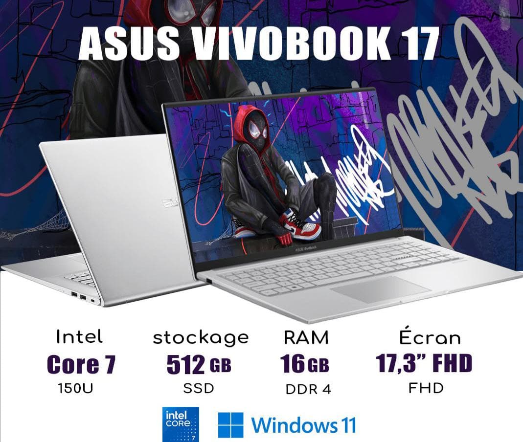 pc neuf ASUS VIVOBOOK 17 CORE 7