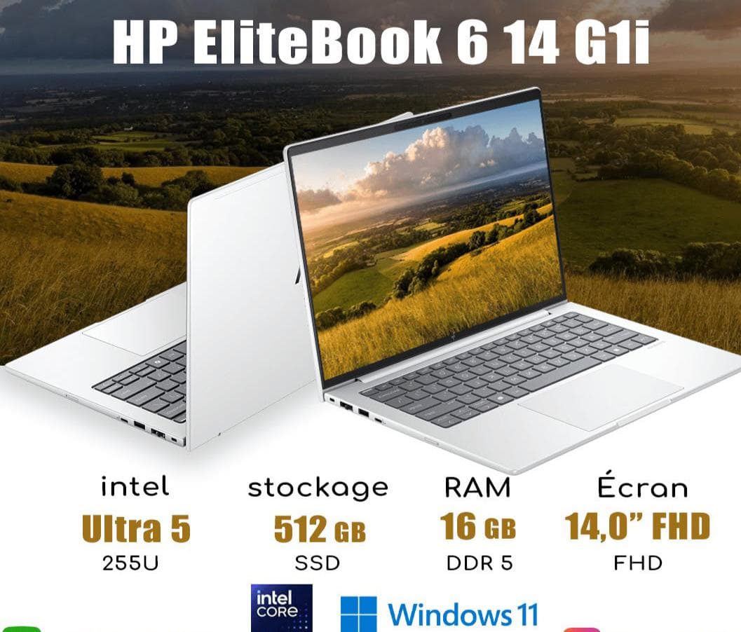 pc neuf HP ELITEBOOK 6 14 G1i ULTRA 5 255U