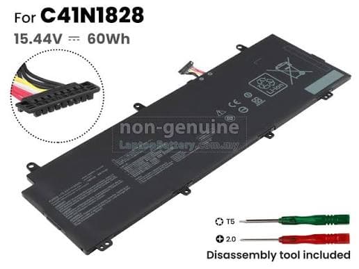 Batterie neuf C41N1828 pour Asus ROG Zephyrus S GX531GV GX531GW-