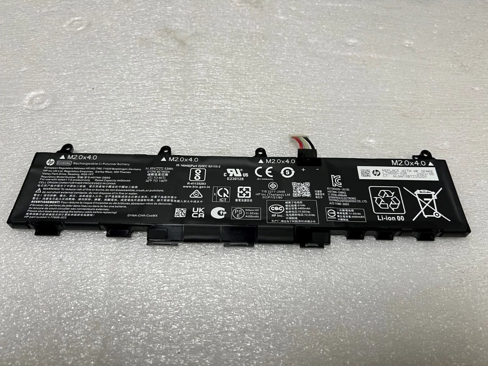 Batterie 56Wh CC03XL pour HP EliteBook 830 835 840 845 850 855 G7 G8-