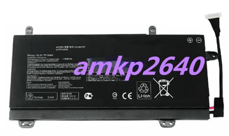 Batterie pour ordinateur portable C41N1727 15,4V 55Wh neuve pour ROG Zephyrus GM501GM GM501GS